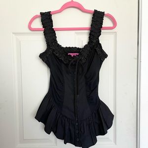 Betsey Johnson Corset Top